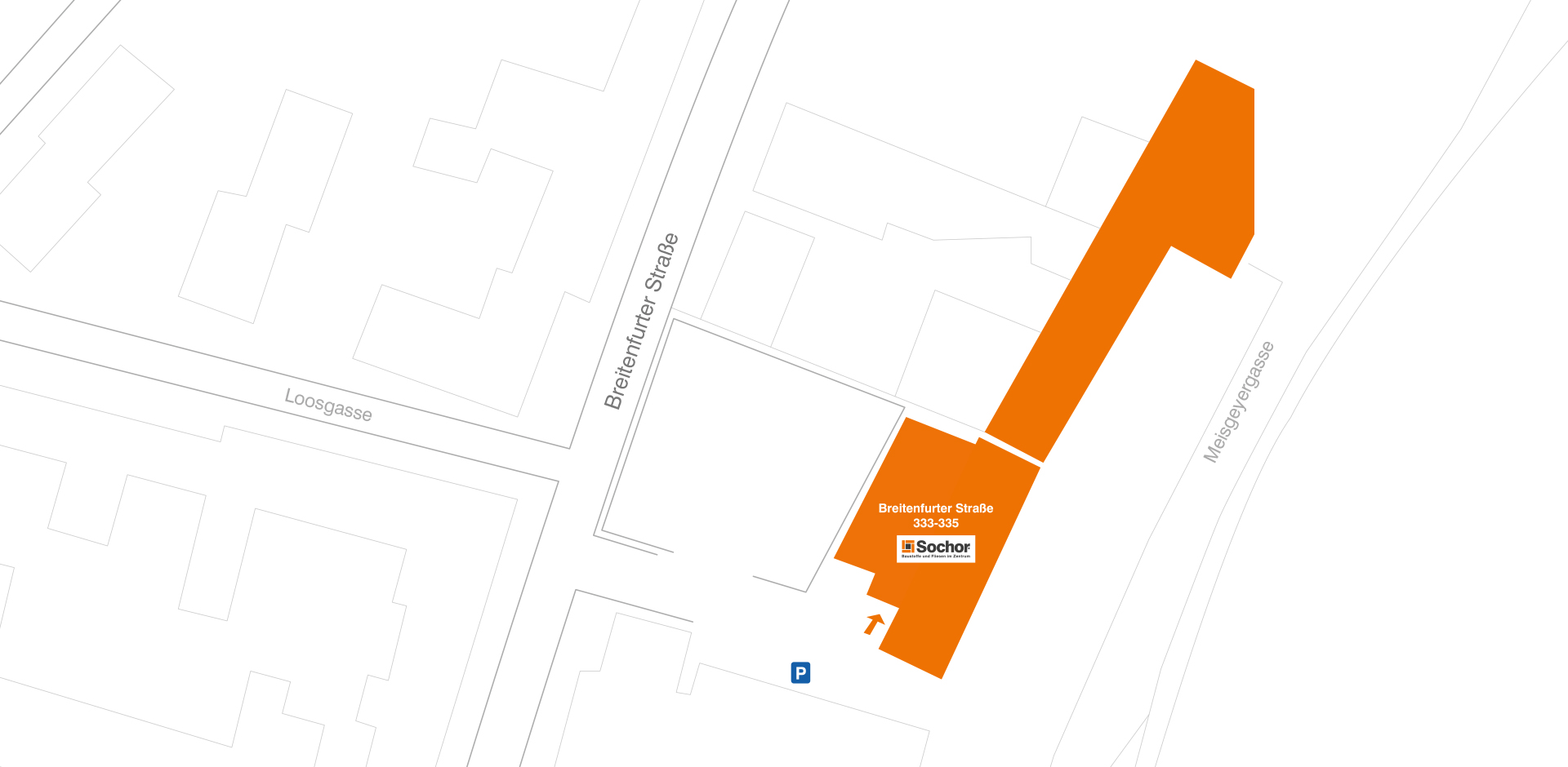 Lageplan Breitenfurter Straße 333-335