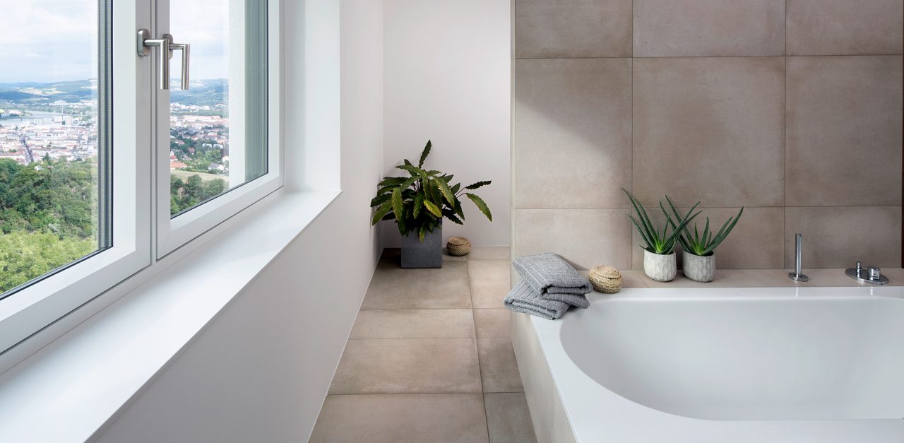 Helopal – Fensterbank aussen – Linea 150M Badezimmer